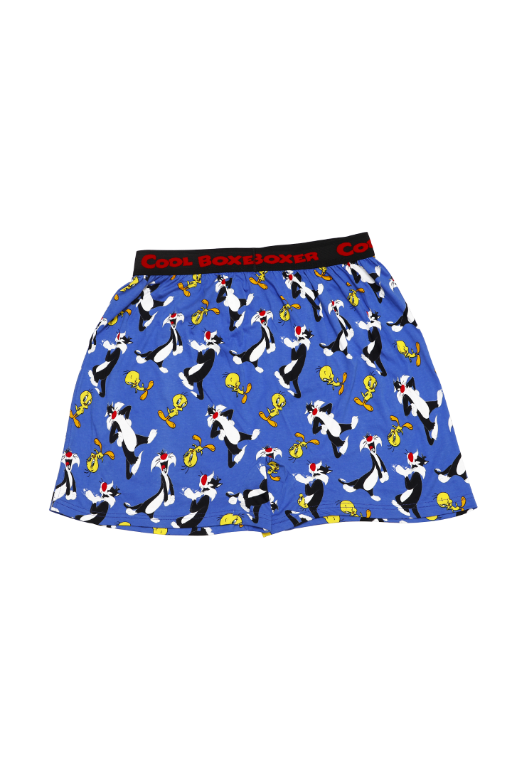 Men's Tweety & Sylvester Cartoon Printed Modal Boxers