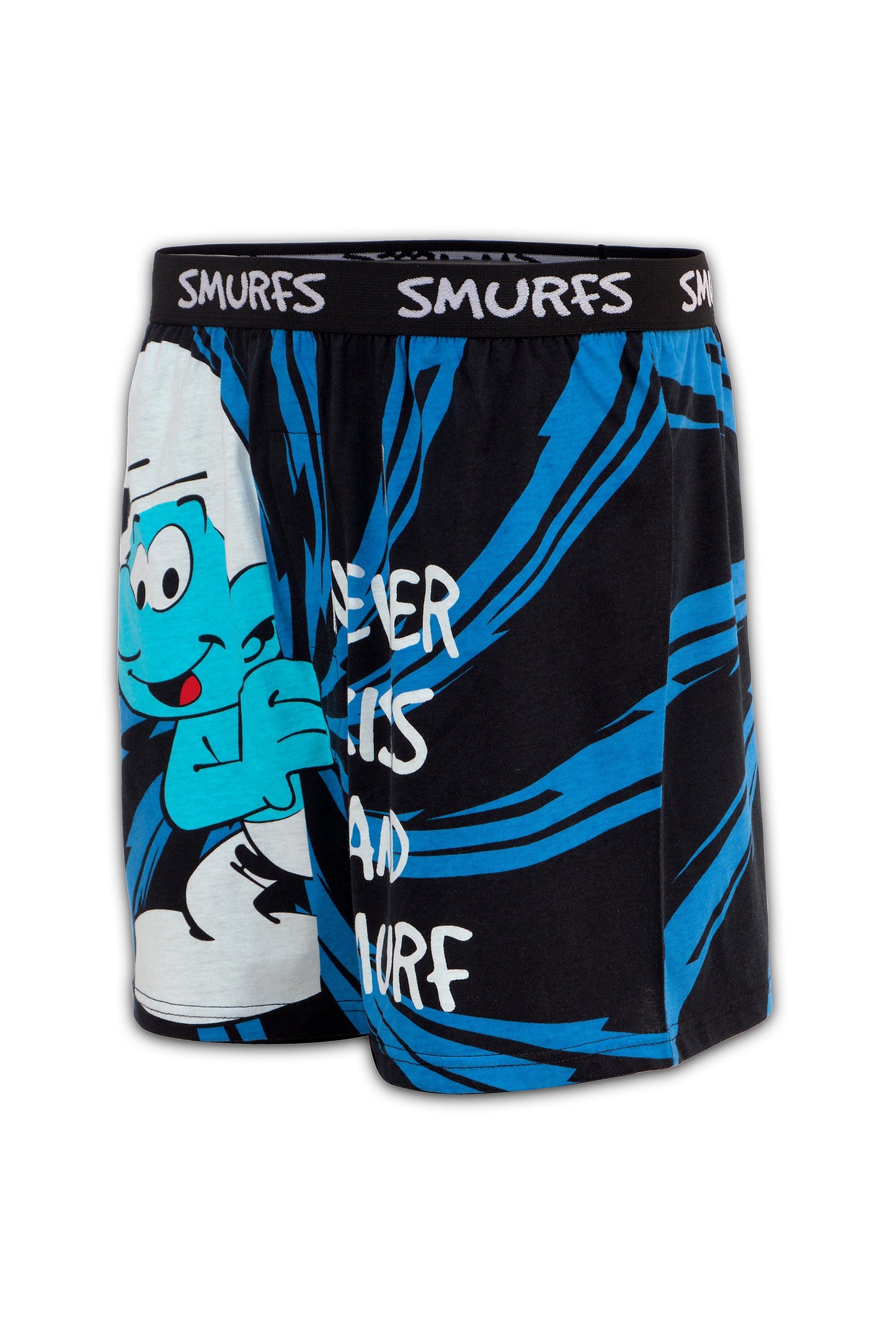 Smurfs Modal Boxers - Black & Navy