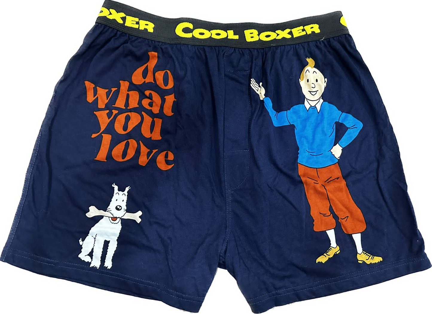 Men's Tintin Cartoon Printed Modal Boxers