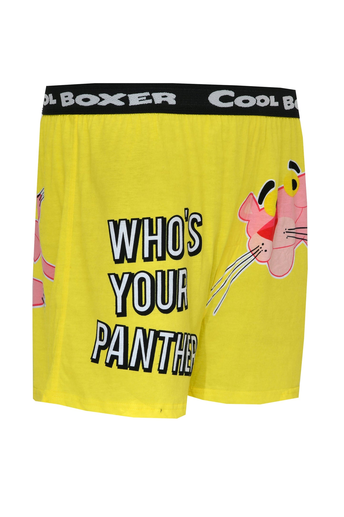 Men's Pink Panther "Who's Your Panther" Cartoon Printed Modal Boxers