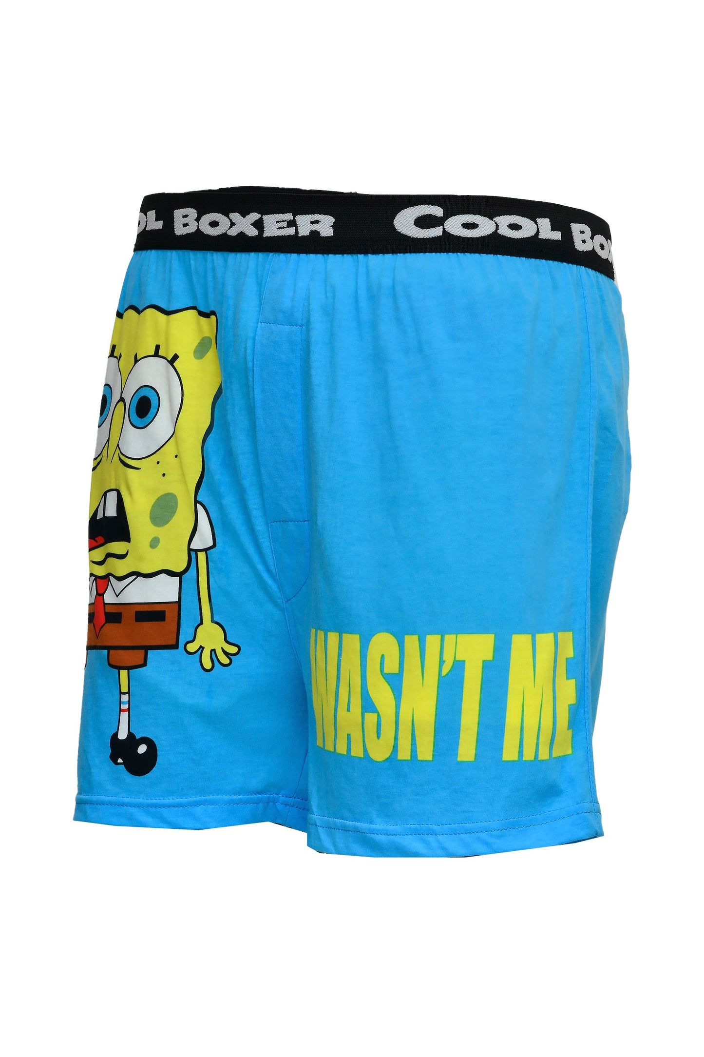 Men's Spongebob "Wasn't Me" Cartoon Printed Modal Boxers