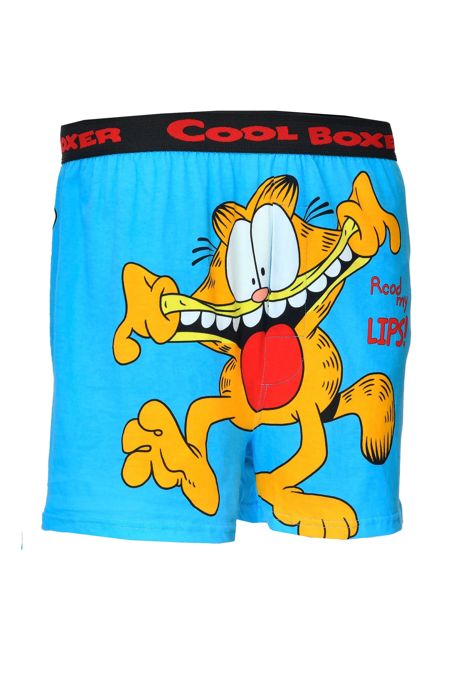 Men's Garfield "Record My Lips" Cartoon Printed Modal Boxers