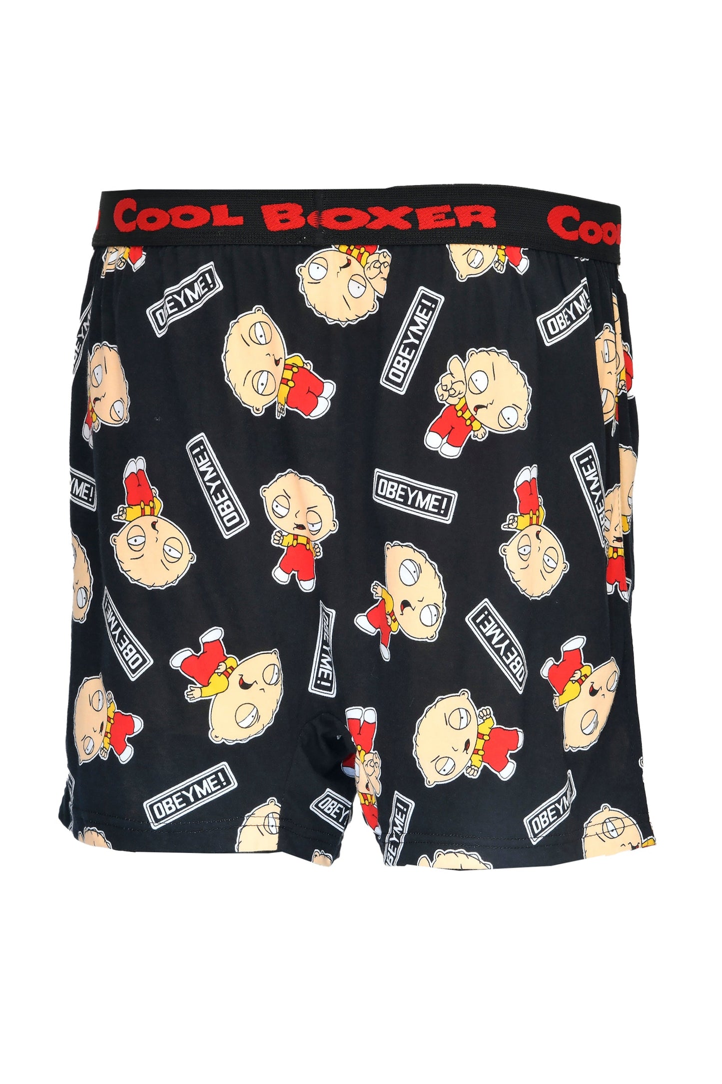 Men's Family Guy "Obey Me" Cartoon Printed Modal Boxers
