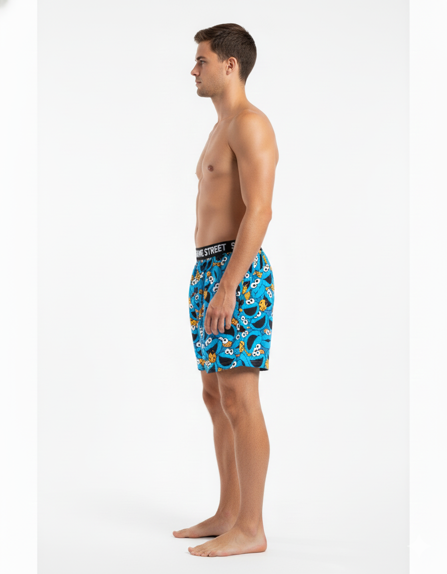 Men's Sesame Street Cookie Monster Modal Boxers
