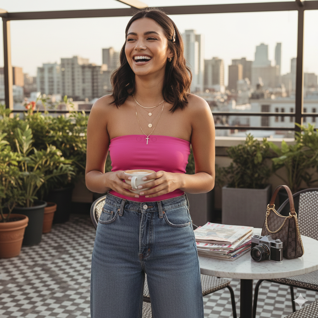 Tube Top Fuchsia