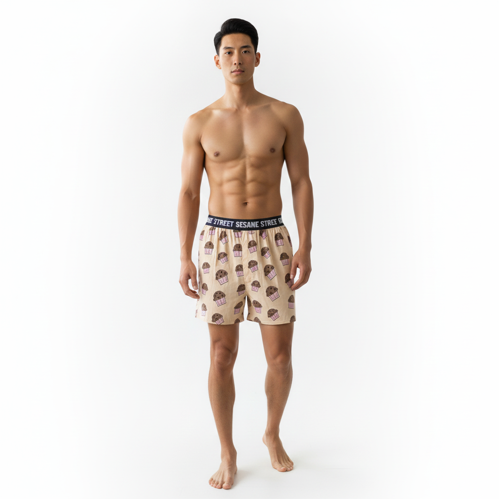 Men's Cupcake Printed Modal Boxers
