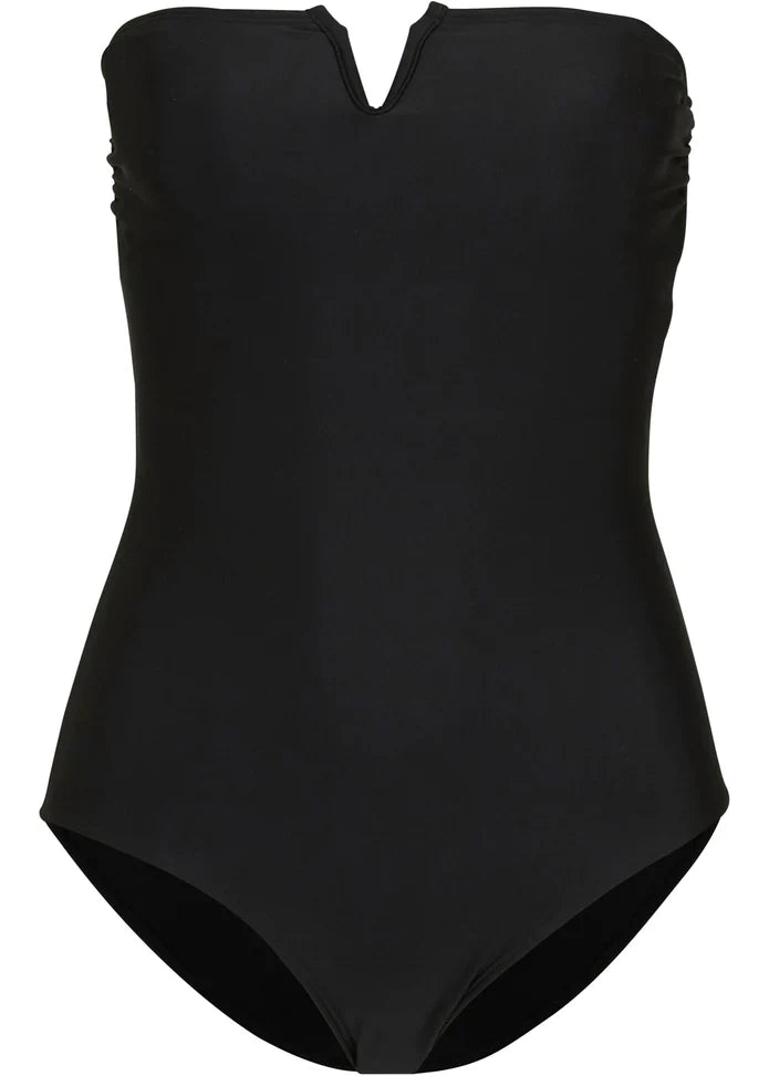 Black V-Cut Swimsuit