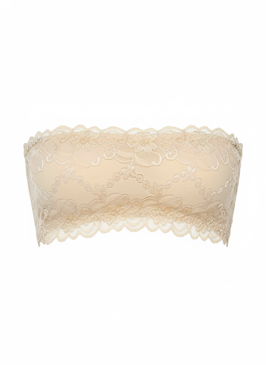 Lace Tube Bralette Skin