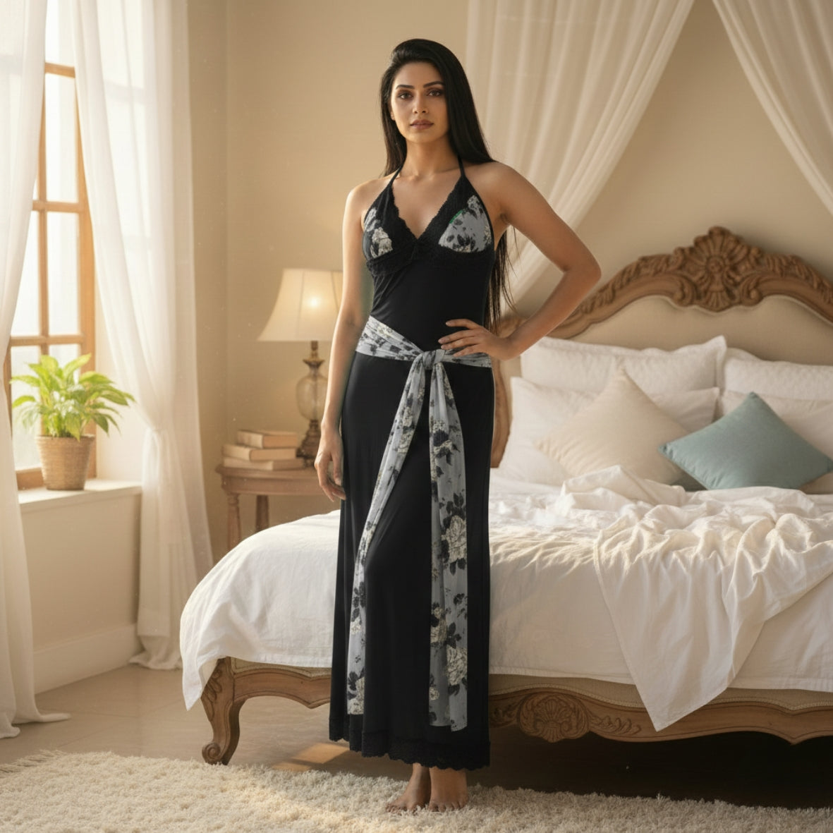 Power Net Halter Nighty