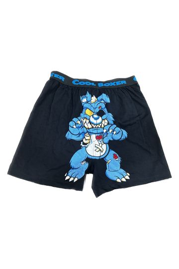 Men's Monster Cat Cartoon Printed Modal Boxers