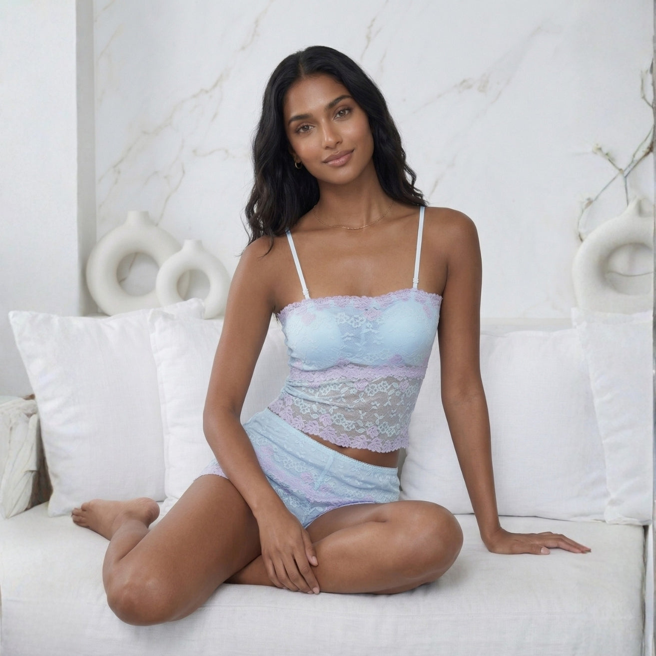 Short Lace Slip