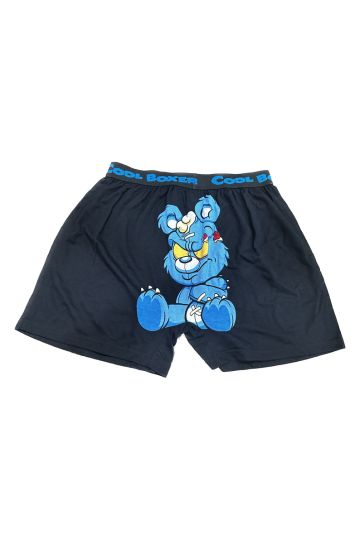 Men's Monster Cat Cartoon Printed Modal Boxers