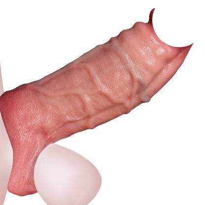 Ultra-Realistic Silicone Penis Sleeve