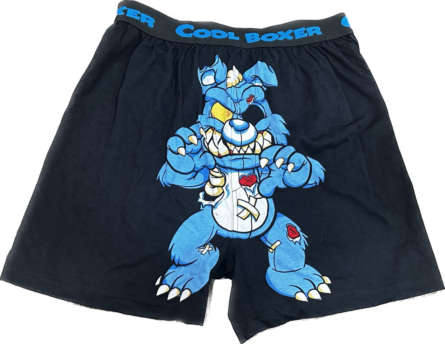 Men's Monster Cat Cartoon Printed Modal Boxers