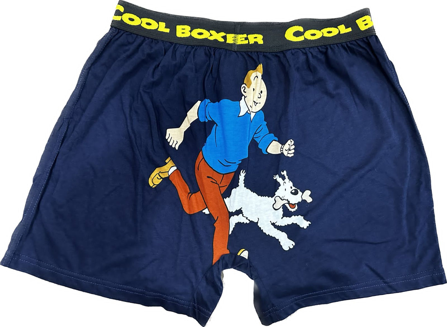 Men's Tintin Cartoon Printed Modal Boxers