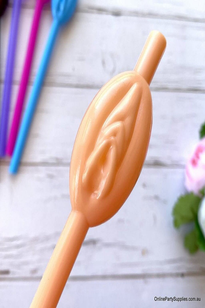 Hilarious Party Straw - 8 Pcs Novelty Straws