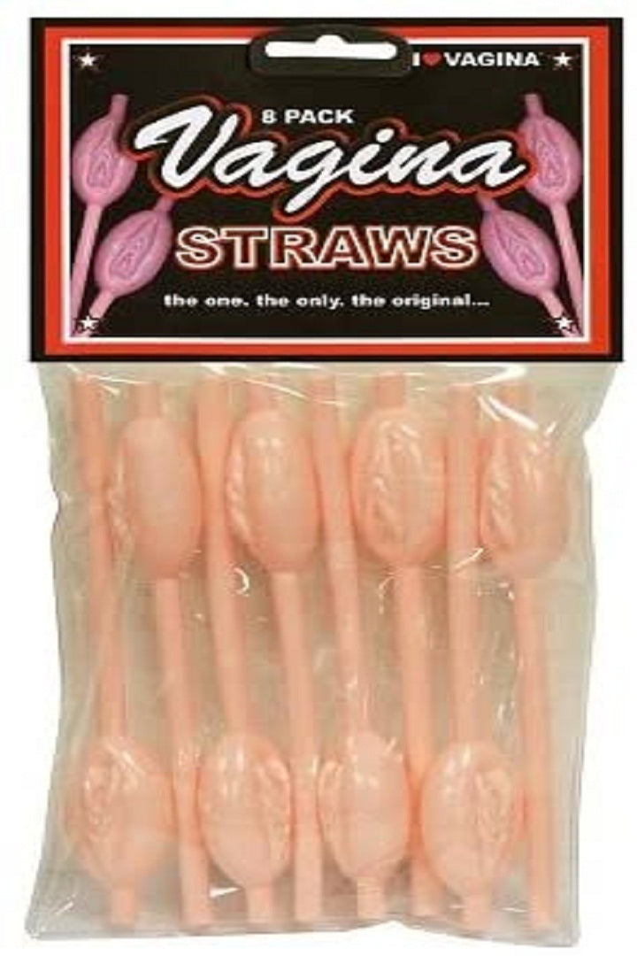 Hilarious Party Straw - 8 Pcs Novelty Straws