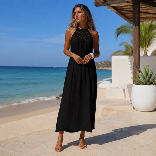 Black Long Beach Dress