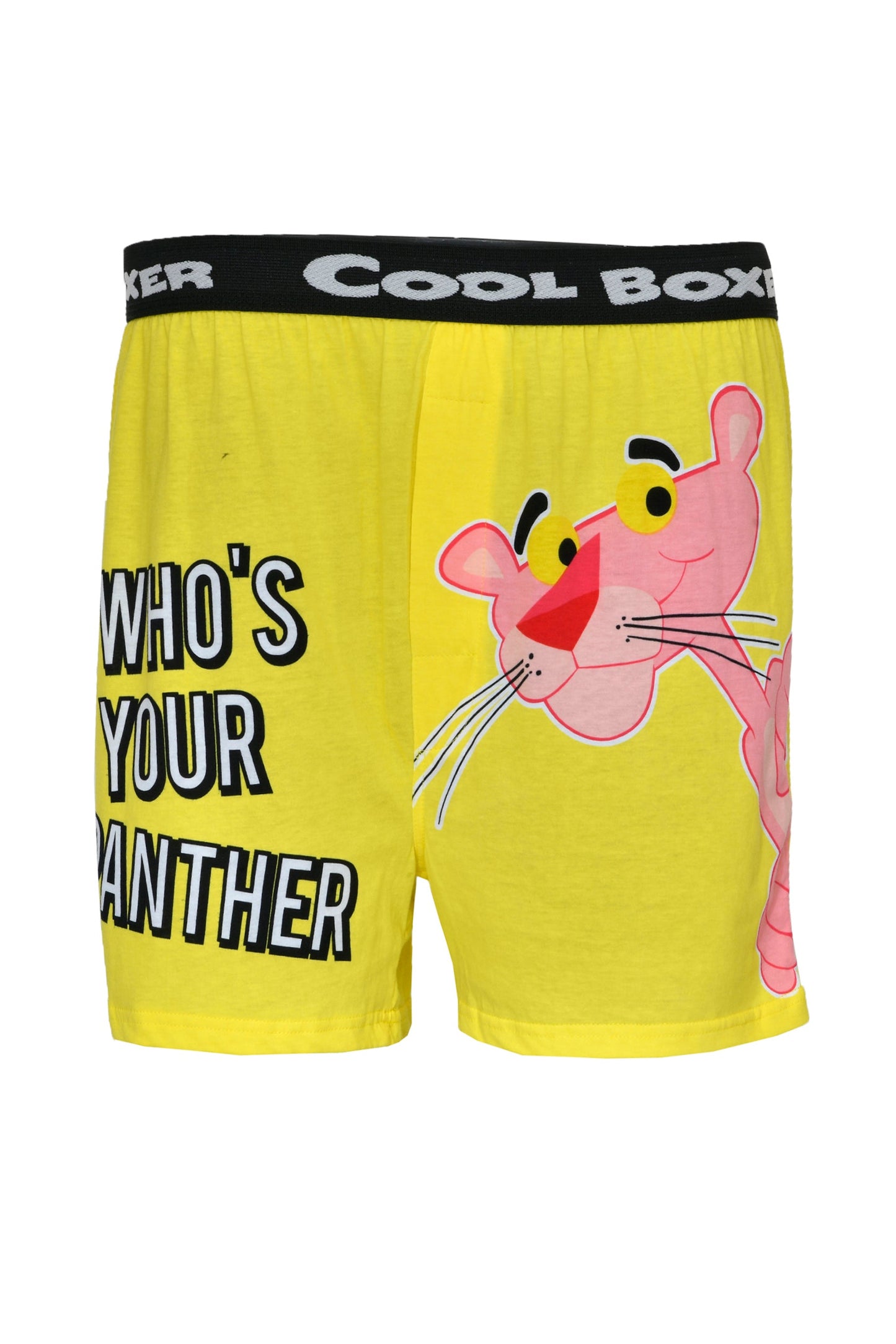 Men's Pink Panther "Who's Your Panther" Cartoon Printed Modal Boxers