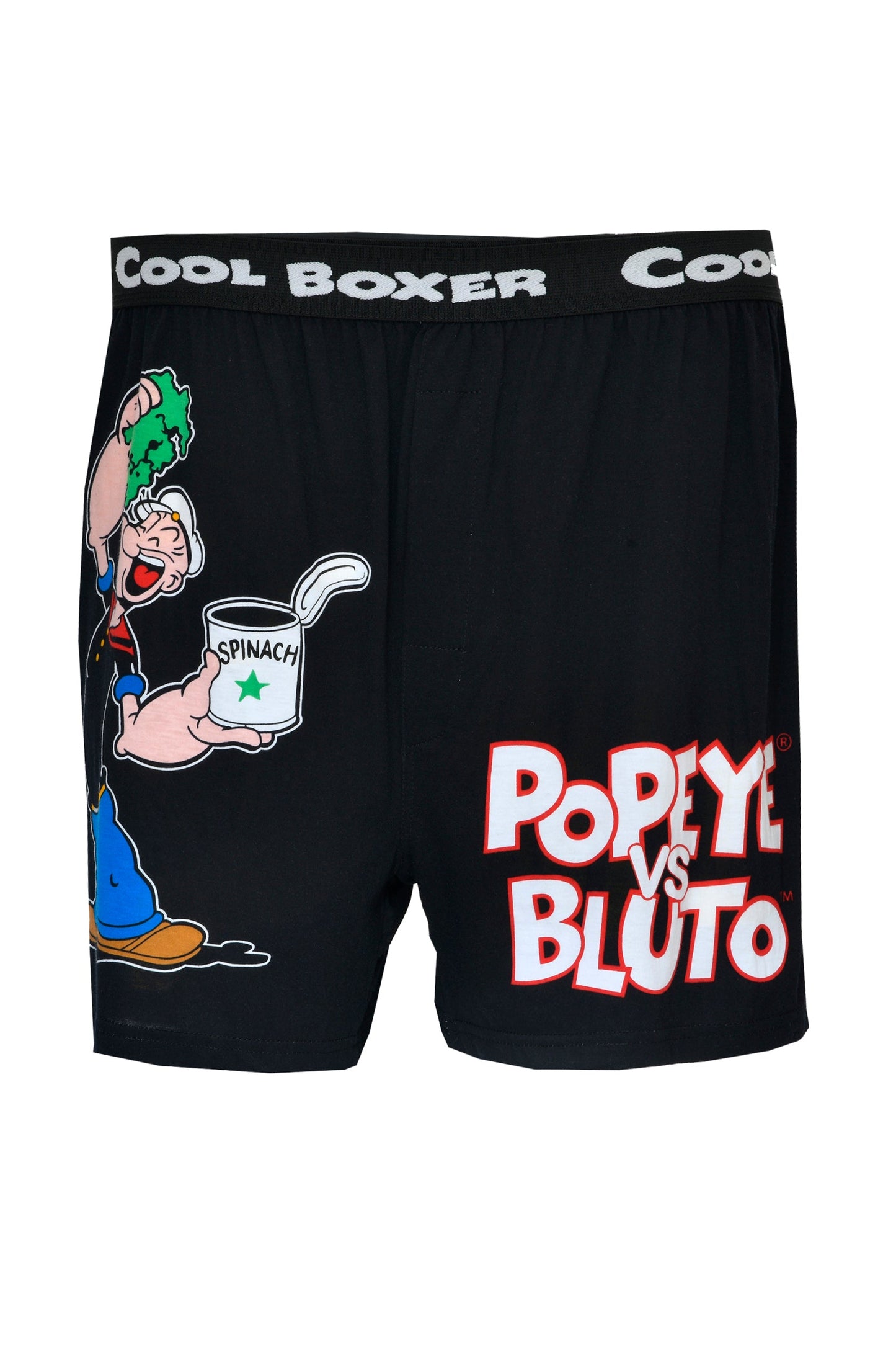 Men's Popeye vs Bluto Cartoon Printed Modal Boxers
