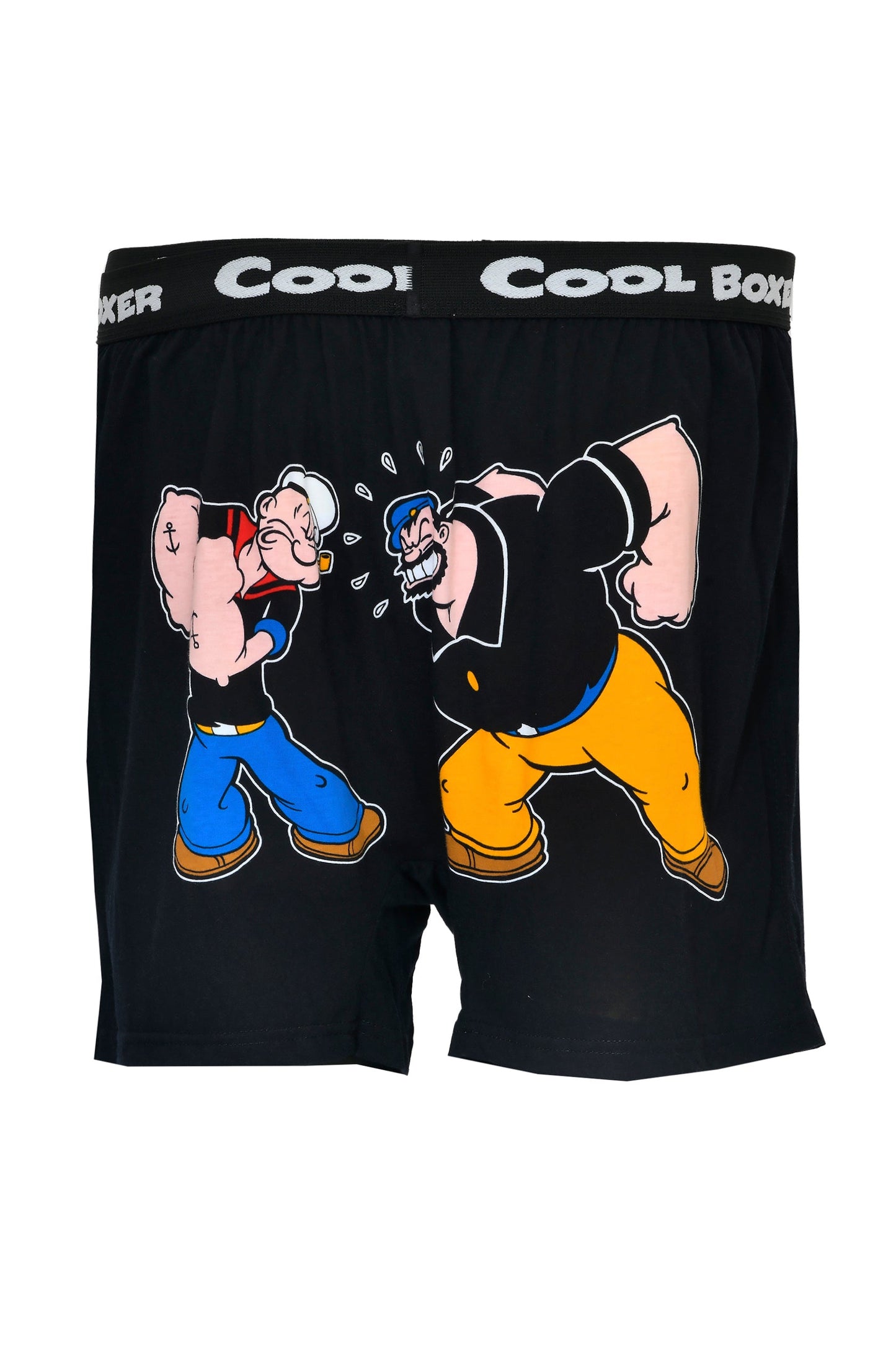 Men's Popeye vs Bluto Cartoon Printed Modal Boxers