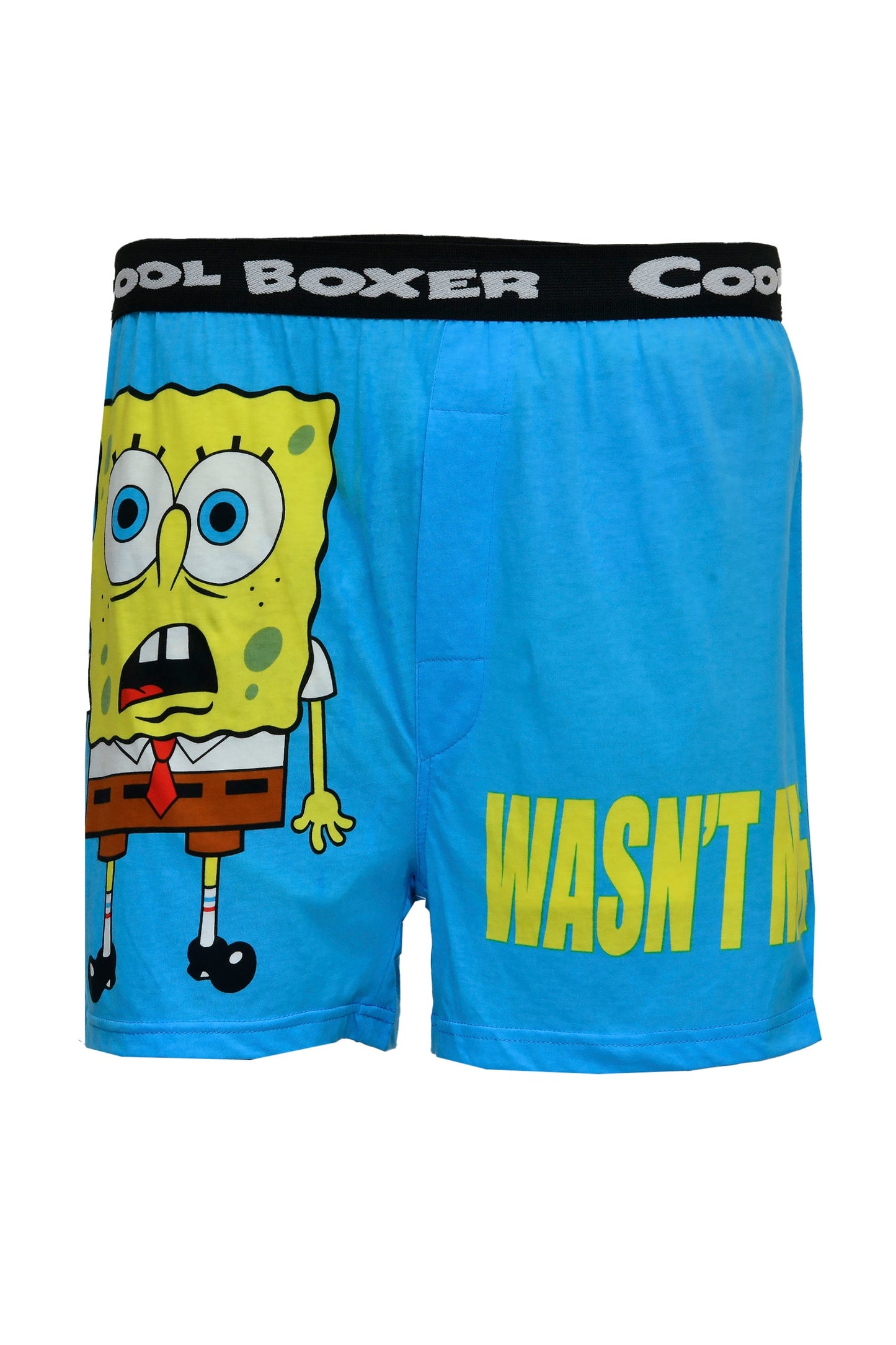 Men's Spongebob "Wasn't Me" Cartoon Printed Modal Boxers