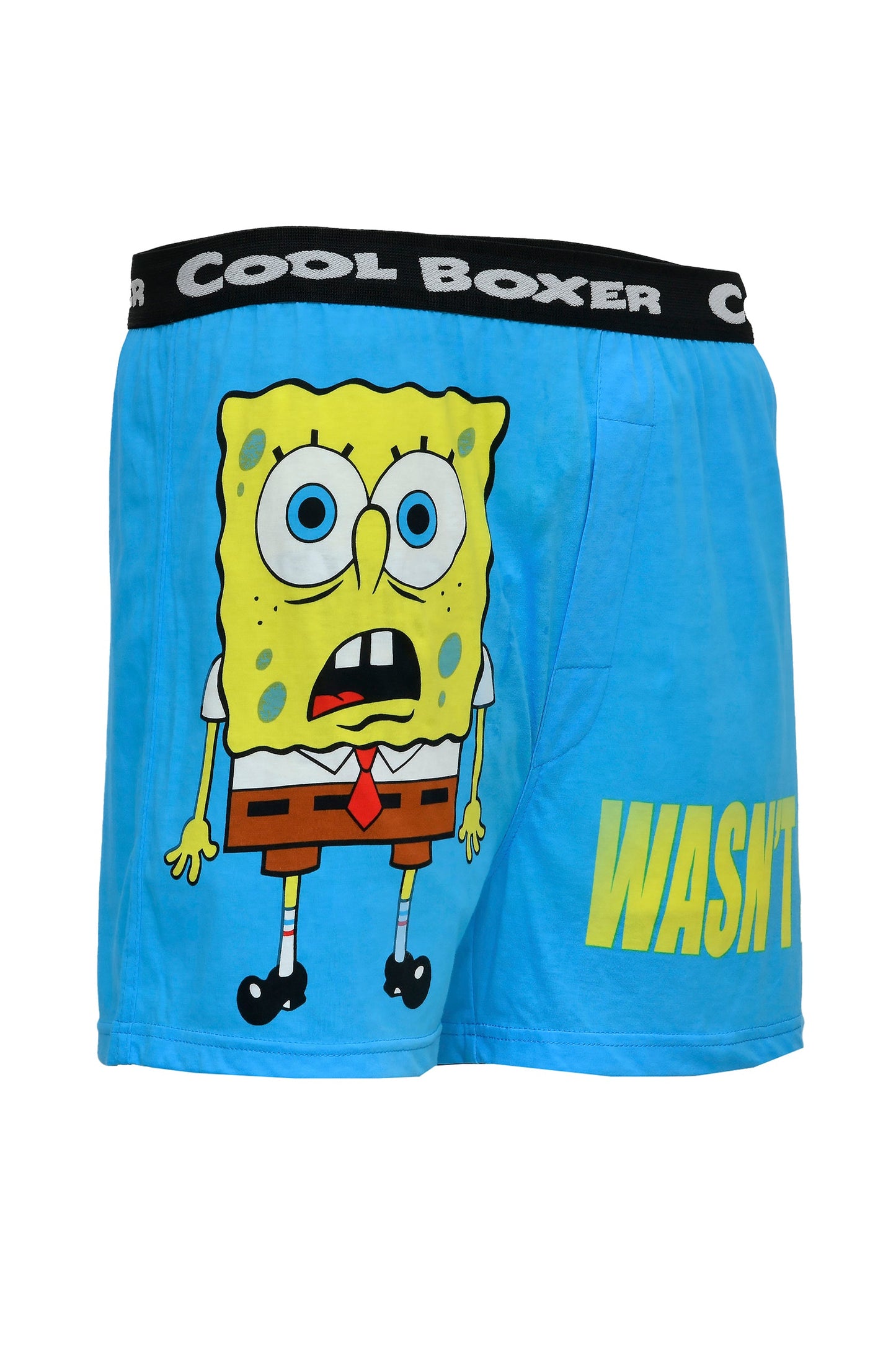 Men's Spongebob "Wasn't Me" Cartoon Printed Modal Boxers