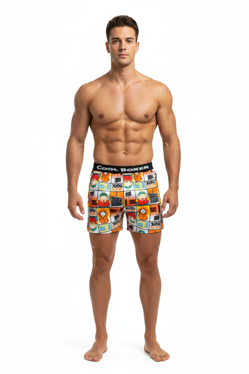 Men's South Park Cartoon Printed Modal Boxers