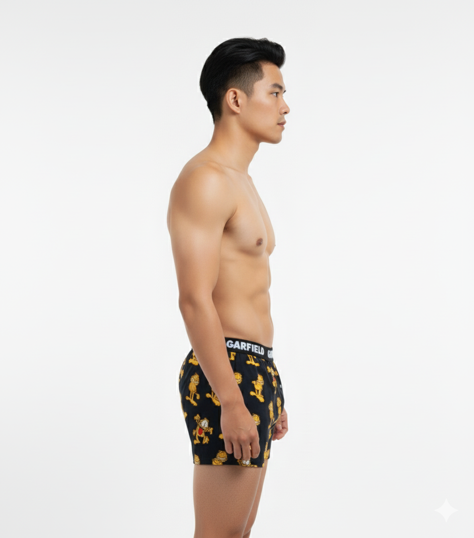 Men's Garfield Printed Modal Boxers