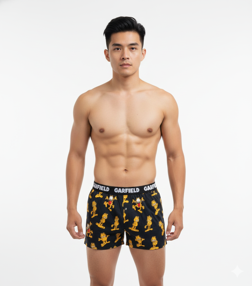 Men's Garfield Printed Modal Boxers
