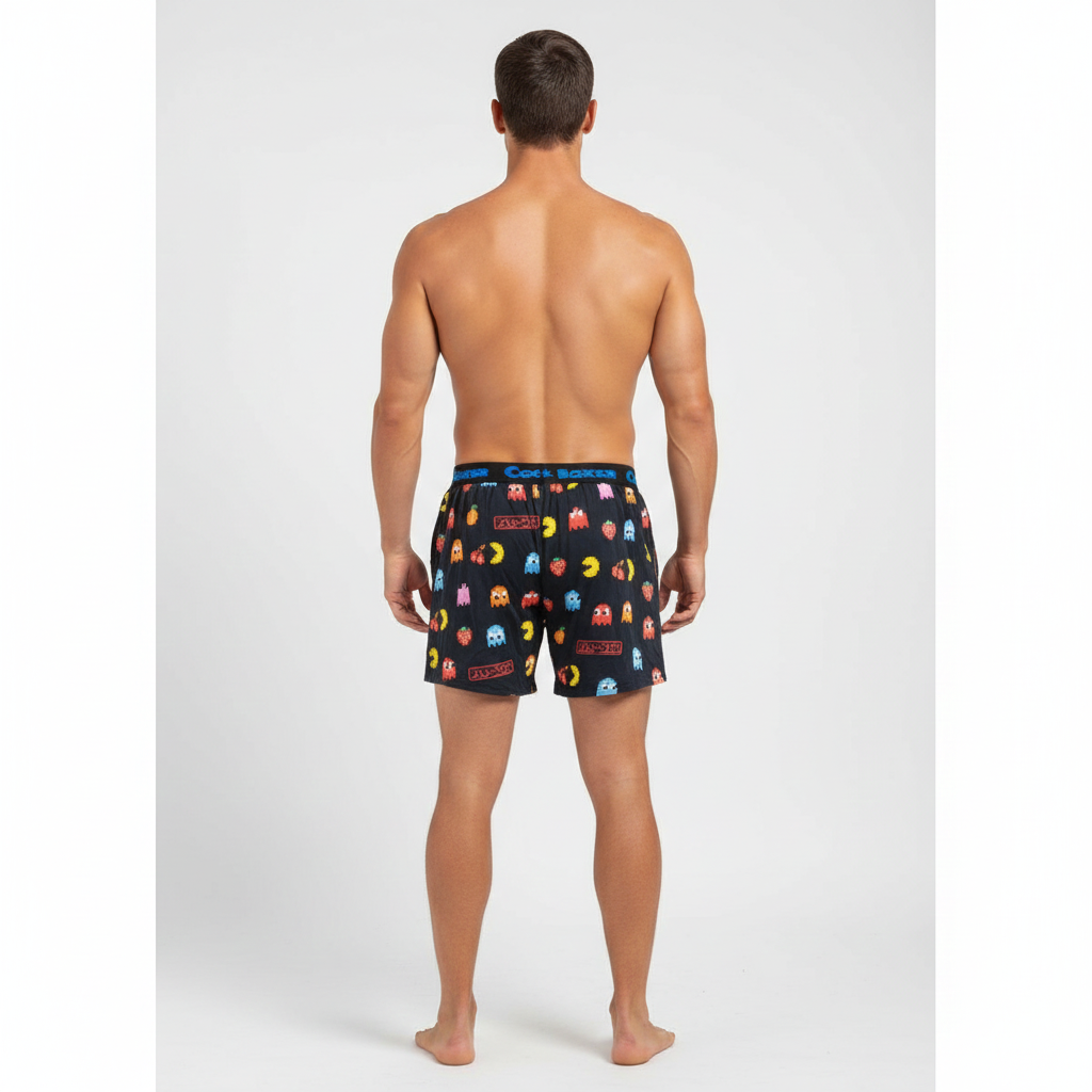 Men's Pac-Man Cartoon Printed Modal Boxers
