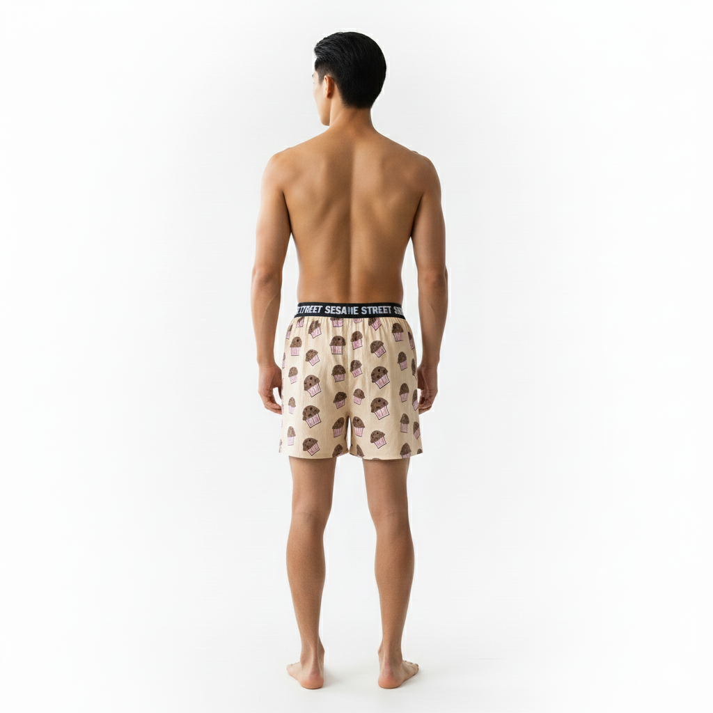 Men's Cupcake Printed Modal Boxers