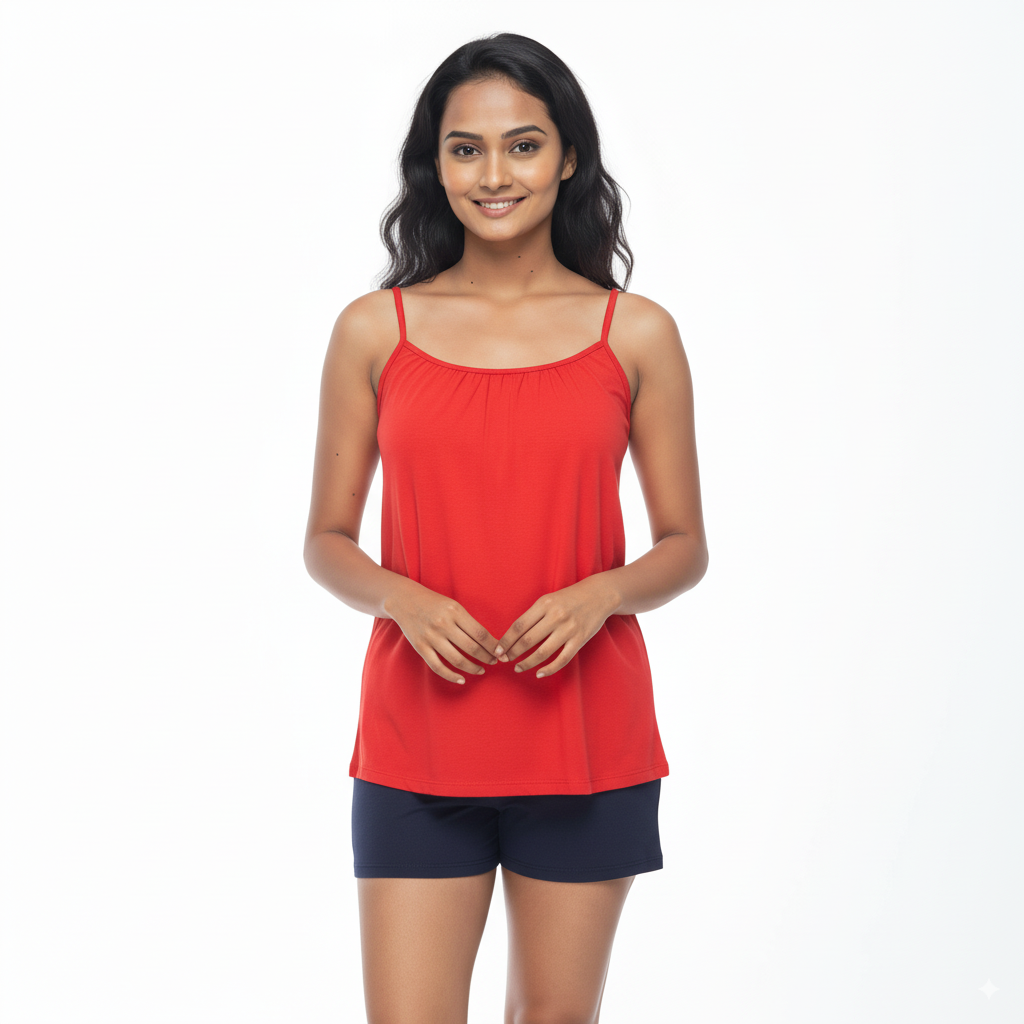 Spaghetti Camisole - Red