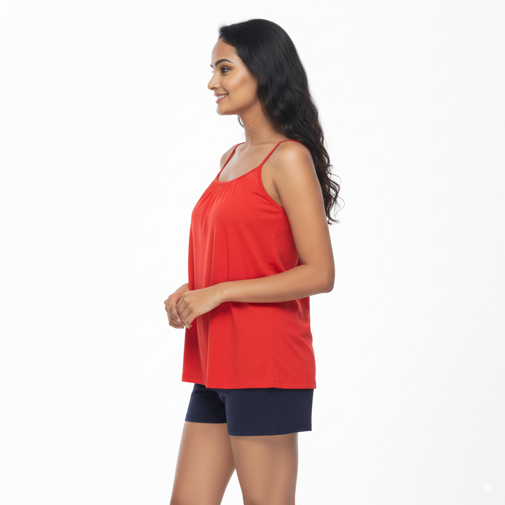 Spaghetti Camisole - Red