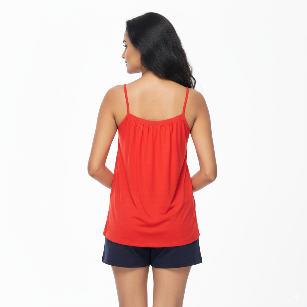 Spaghetti Camisole - Red