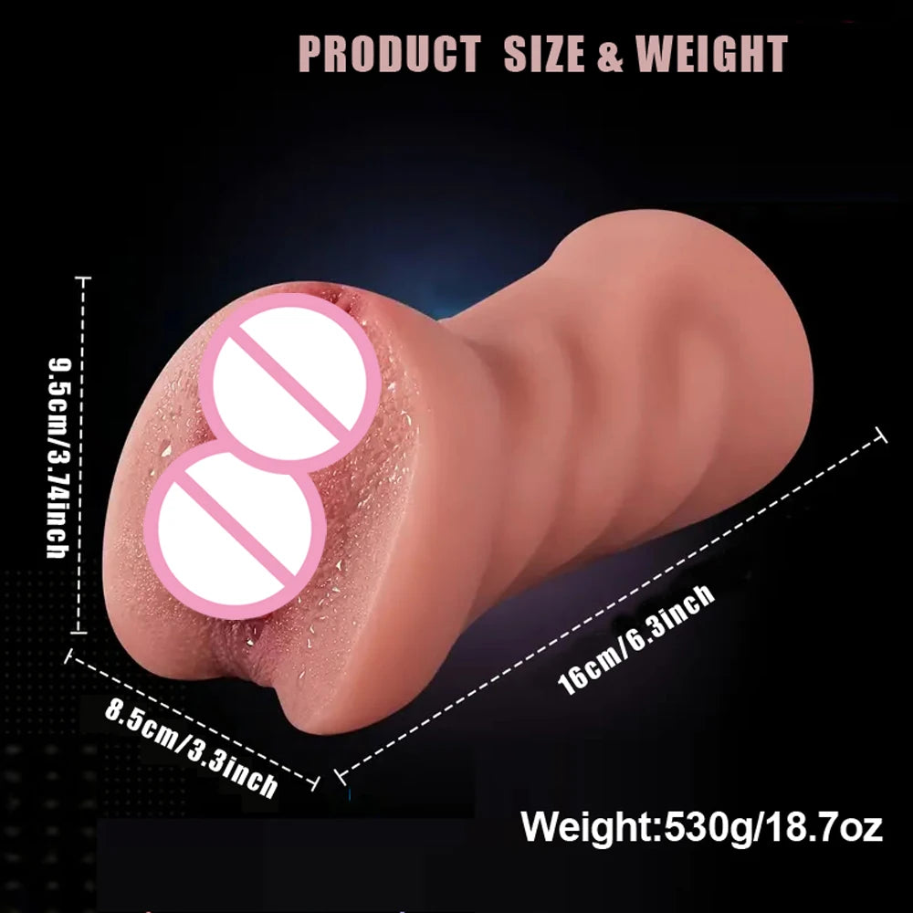 Real-Feel TPE Masturbator Cup