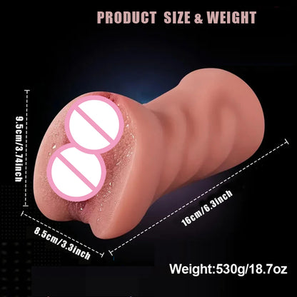 Real-Feel TPE Masturbator Cup