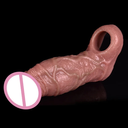 Ultra-Realistic Silicone Penis Sleeve