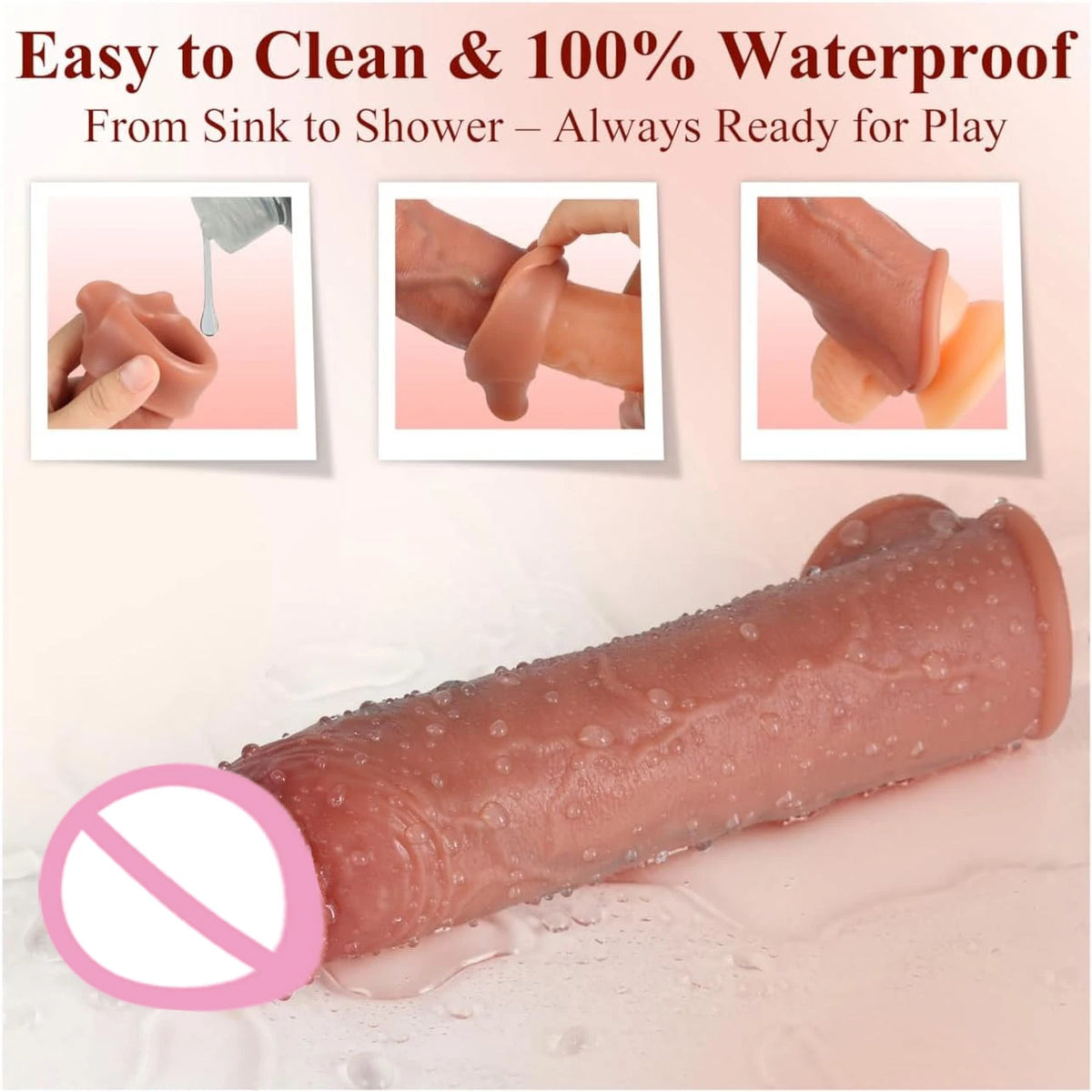 Realistic Silicone P.enis Sleeve
