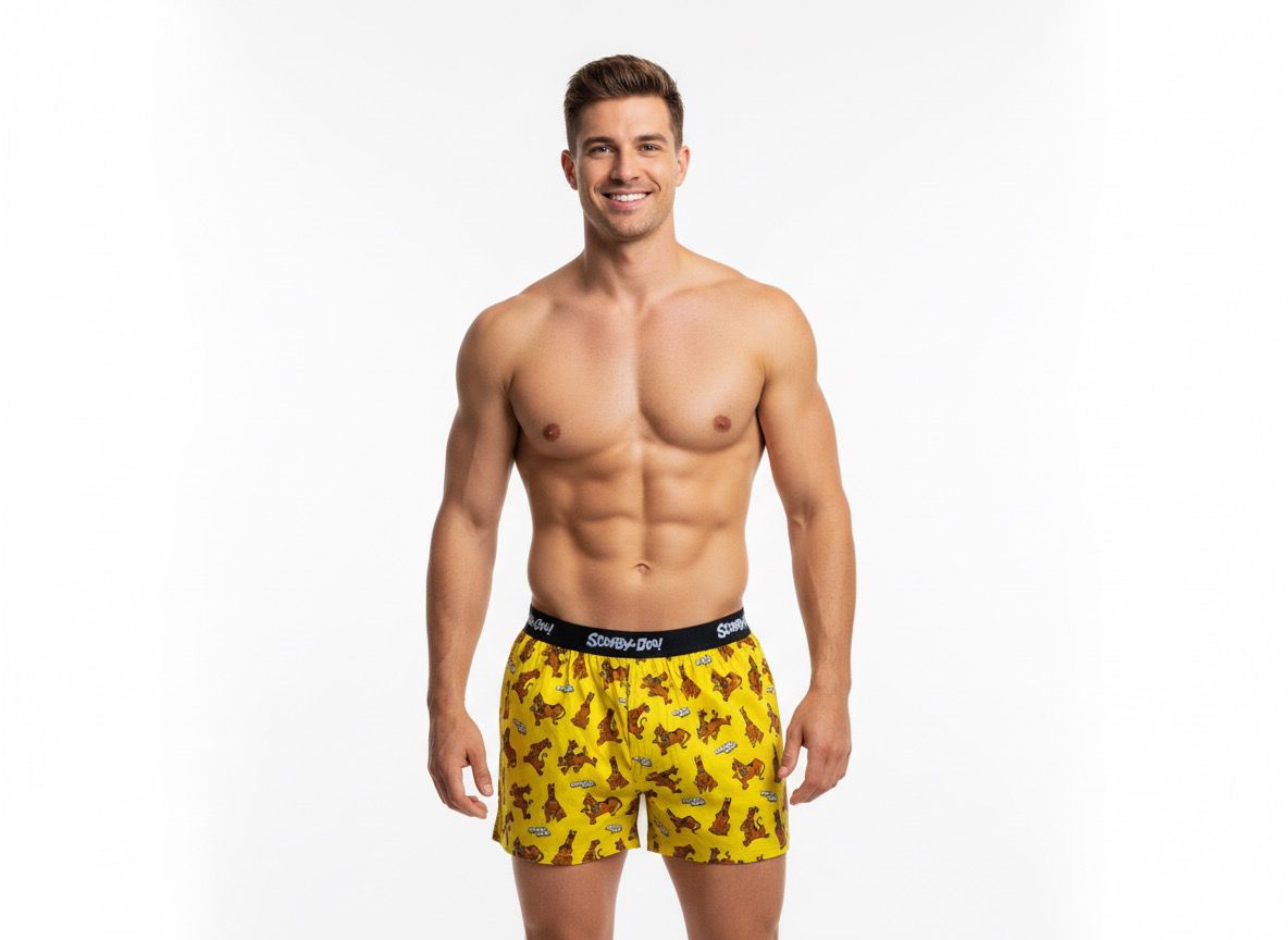 Men's Scooby-Doo Cartoon Printed Modal Boxers