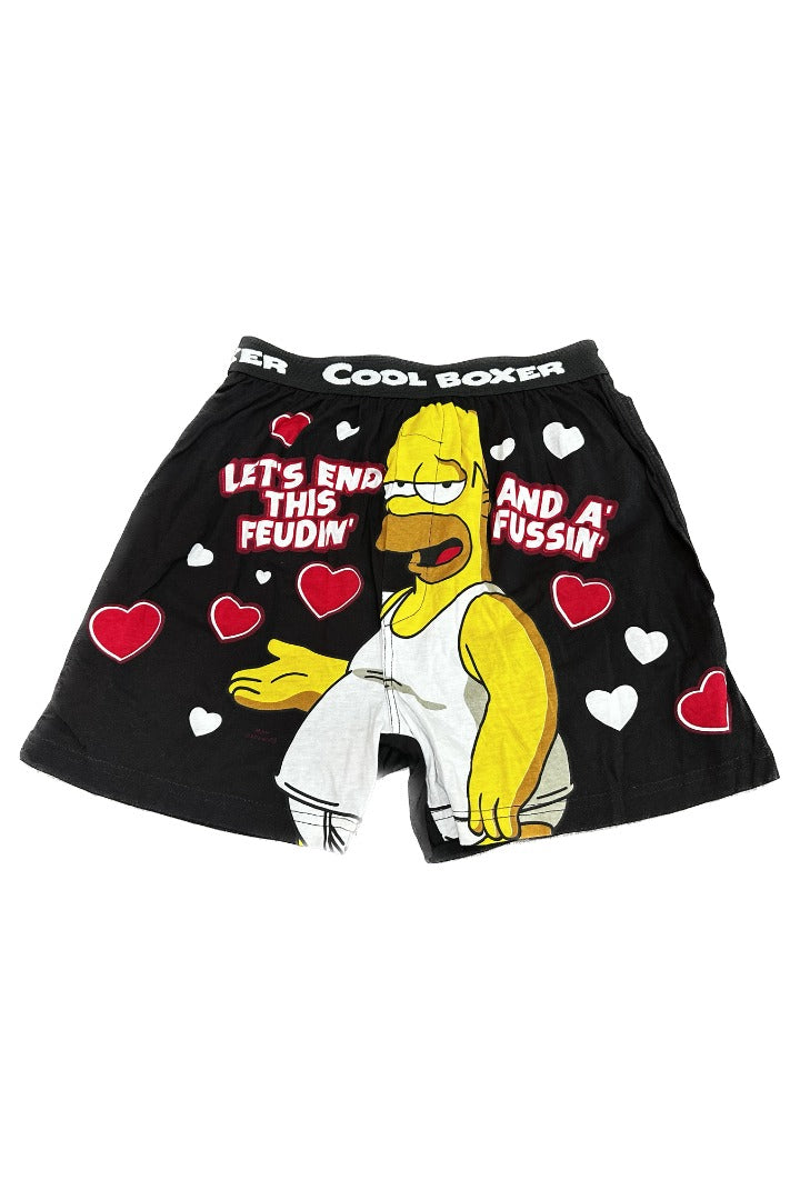 Men's Simpsons Cartoon Printed Modal Boxers