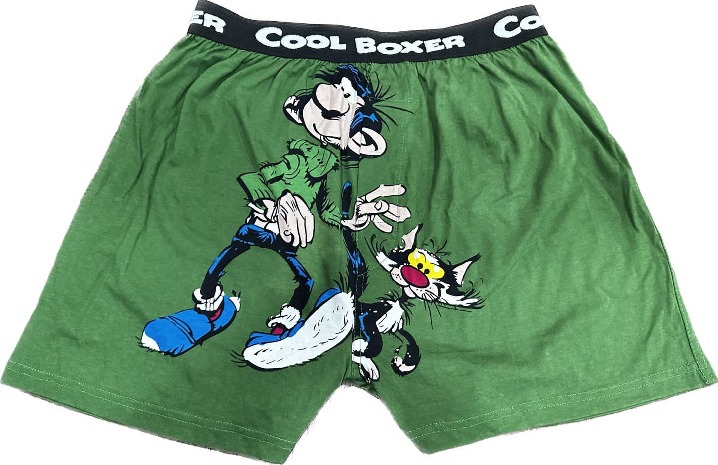 Men's Cat Cartoon Printed Modal Boxers