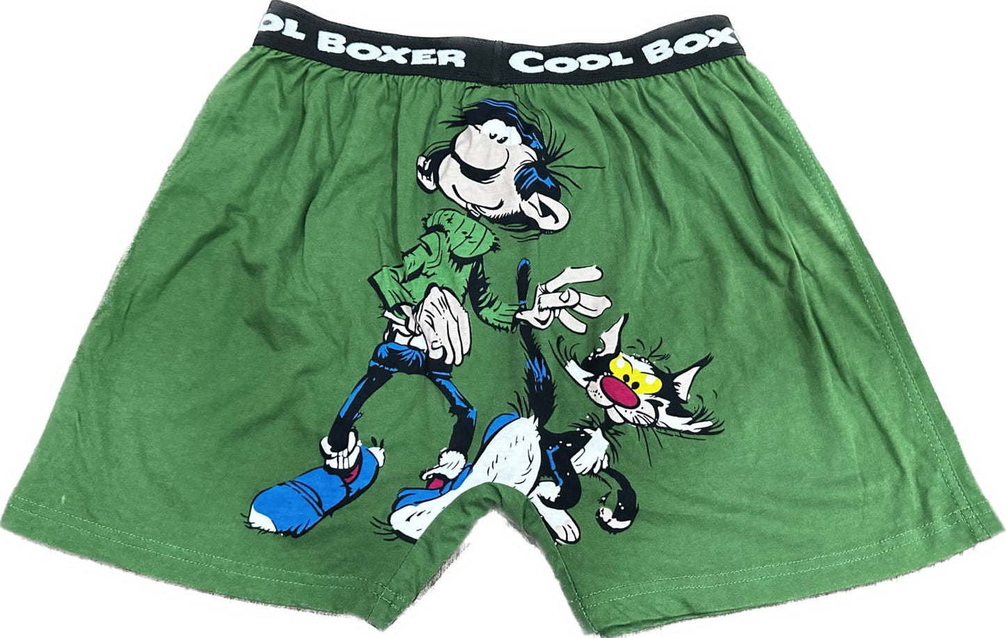 Men's Cat Cartoon Printed Modal Boxers