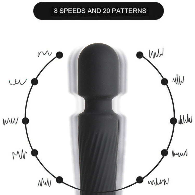 Rechargeable Powerful Wand Massager for Women - Waterproof & USB Charging